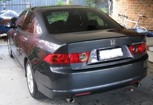 Grey Honda Accord Euro