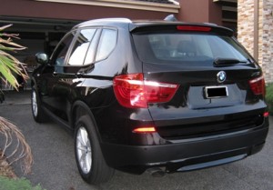 Black BMW X3