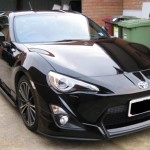 Black Toyota 86 with Aero kit