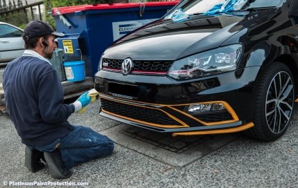 JJ in front of VW Gti